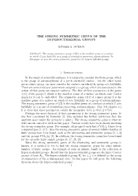 The Strong Symmetric Genus of the Hyperoctahedral Groups