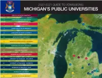 2020-2021 Guide to Admissions: Michigan's Public Universities