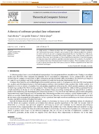 A Theory of Software Product Line Refinement