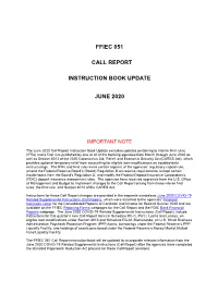 Ffiec 051 Call Report Instruction Book Update
