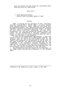 Local Area Network and Data Network for the Advanced Earth Observing Satellite, ADEOS System Kohei Arai