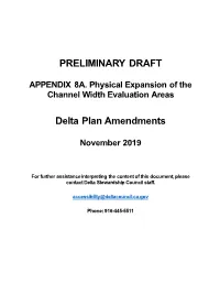 Preliminary Draft Appendix 8A