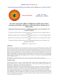 Research Article Preventive and Curative Effects of Metformin