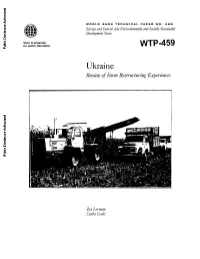 3. Farm Restructuring Outcomes: Evidence from the Field