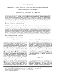 Quantitative Analysis of Terrain Ruggedness in Reindeer Winter Grounds CHRISTIAN NELLEMANN1 and GARETH FRY2
