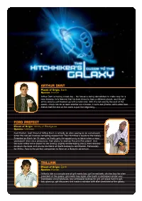 The Hitch-Hiker's Guide to the Galaxy Guide