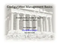 Configuration Management Basics