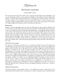 The French Connection Programme Notes