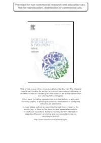 This Article Appeared in a Journal Published by Elsevier. the Attached