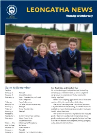 Dates to Remember