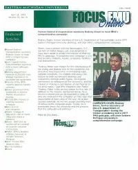 Focus EMU, April 24, 2007