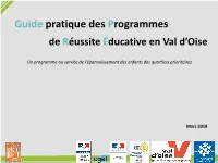 Guide Des PRE Du Val D'oise