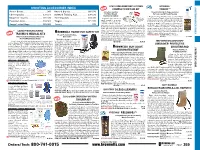 Orders/Tech: 800-741-0015 B