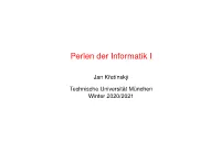 Perlen Der Informatik I