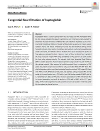 Tangential Flow Filtration of Haptoglobin