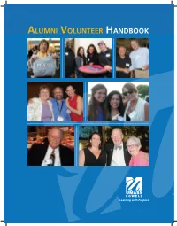 Alumni Volunteer Handbook