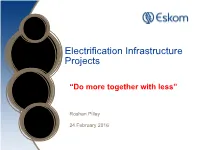 Electrification Infrastructure Projects