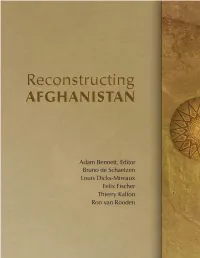 Reconstructing AFGHANISTAN