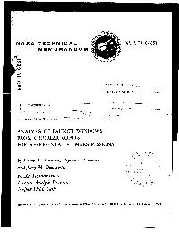 Analysis of Launch Windows for Representative Mars