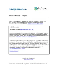 Article (Refereed) - Postprint