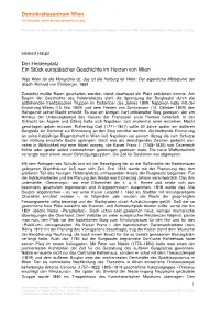 Herbert Haupt, Der Heldenplatz (2000)