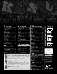 Media Guide Credits