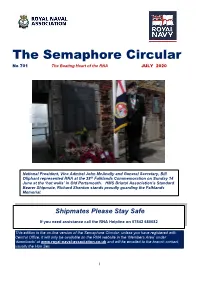 Semaphore Circular No 701 the Beating Heart of the RNA JULY 2020