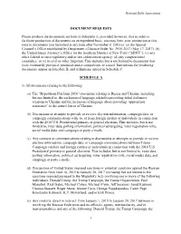 1 DOCUMENT REQUESTS Please Produce the Documents Set Forth In