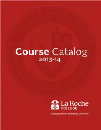 2013-2014 Course Catalog