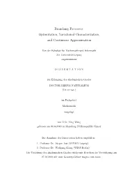 Branching Processes: Optimization, Variational Characterization, and Continuous Approximation