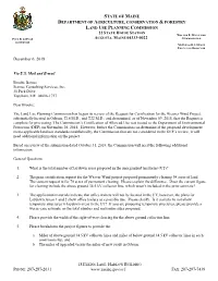 LUPC Letter Requesting Additional Information