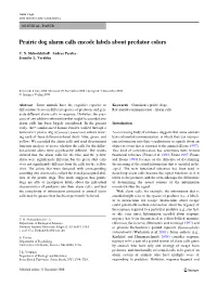 Prairie Dog Alarm Calls Encode Labels About Predator Colors