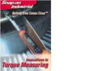 Torque TECHWRENCH™ Torque Wrenches TECHWRENCH™ Memory Torque