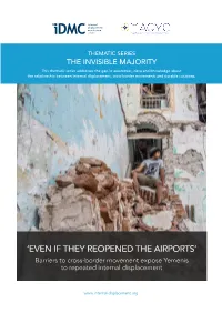 Barriers to Cross-Border Movement Expose Yemenis to Repeated Internal Displacement