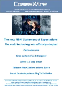 Telecom New Zealand Selects Zuora