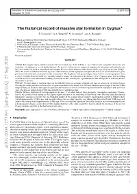 The Historical Record of Massive Star Formation in Cygnus? F