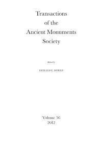 Transactions of the Ancient Monuments Society