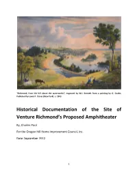 Historical Documentation of the Site of Venture Richmond's Proposed
