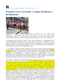 Progetto Corsa Su Strada: È Tempo Di Bilanci E Premiazioni