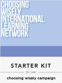 STARTER KIT for Your Choosing Wisely Campaign INTRODUCTION
