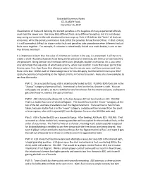 Basketball Summary Notes DE-CLASSIFY Fouls December 15, 2017
