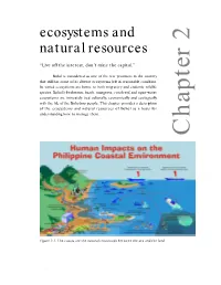 Ecosystems and Natural Resources
