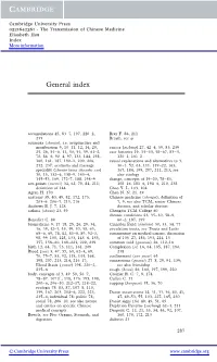 General Index 287