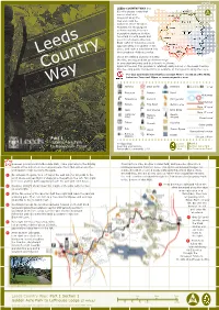 LEEDS COUNTRY WAY Is a 62 Mile Circular Route That Can Be Started at Any Point Along the Way and Could Be Walked in Either Direction