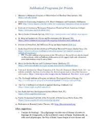 Sabbatical Programs for Priests