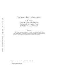 Conformal Theory of Everything (CTOE)