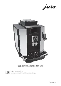 Instructions for Use, Manual WE8 2019