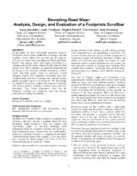Revisiting Read Wear: Analysis, Design, and Evaluation