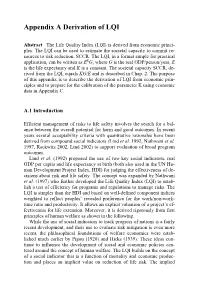 Appendix a Derivation of LQI