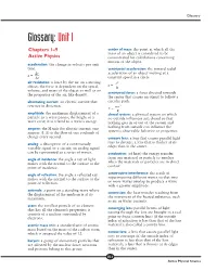 Glossary: Unit I